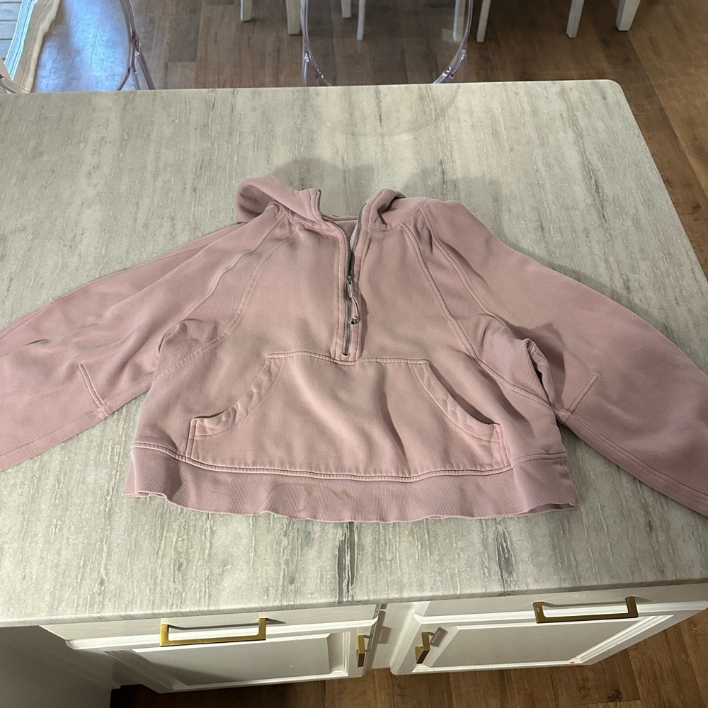Pink Hoodie with Front Pocket